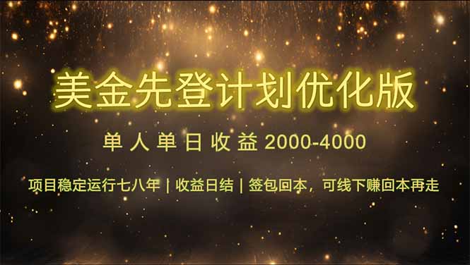 （14802期）连续7-8年创单日收益冠军项目，日收益$600-1200-轻创云