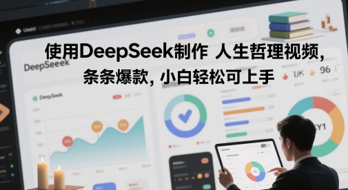 使用DeepSeek制作人生哲理视频，条条爆款，小白轻松可上手-轻创云