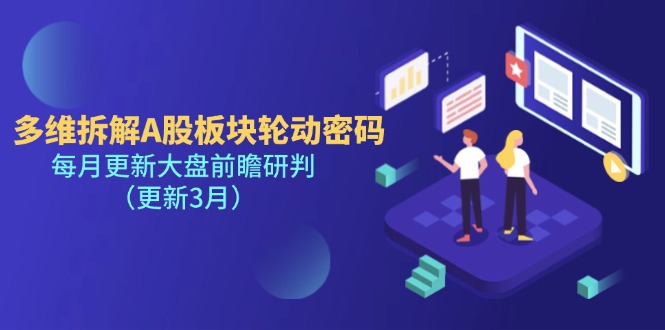 （14213期）多维拆解A股板块轮动密码，每月更新大盘前瞻研判（更新3月）-轻创云