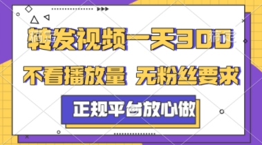 转发视频一天3张+，正规平台放心做，不看播放量，不看粉丝量，一个任务几分钟完成【揭秘】-轻创云