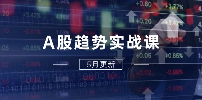 （14808期）A股趋势实战课：主力动向+政策红利，2025全年策略5月更新-轻创云
