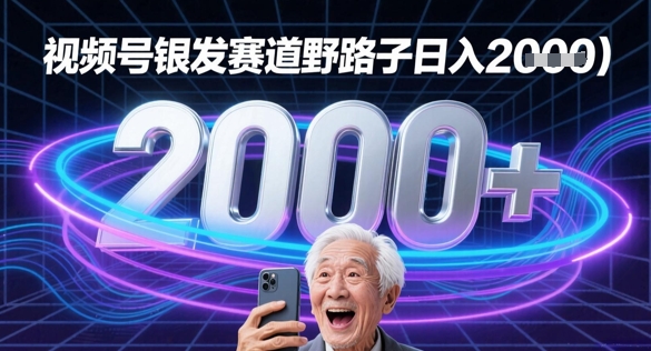 蝴蝶号银发赛道流量密码野路子日入多张-轻创云