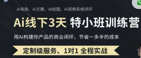 AI实操培训第20-21期线下，0基础保姆级教程，3月最新整理，企业获客、降本增效、打造超级个体-轻创云