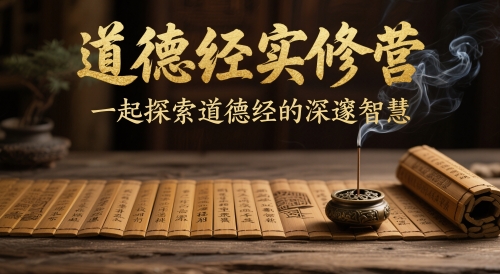 道德经实修营，一起探索道德经的深邃智慧-轻创云